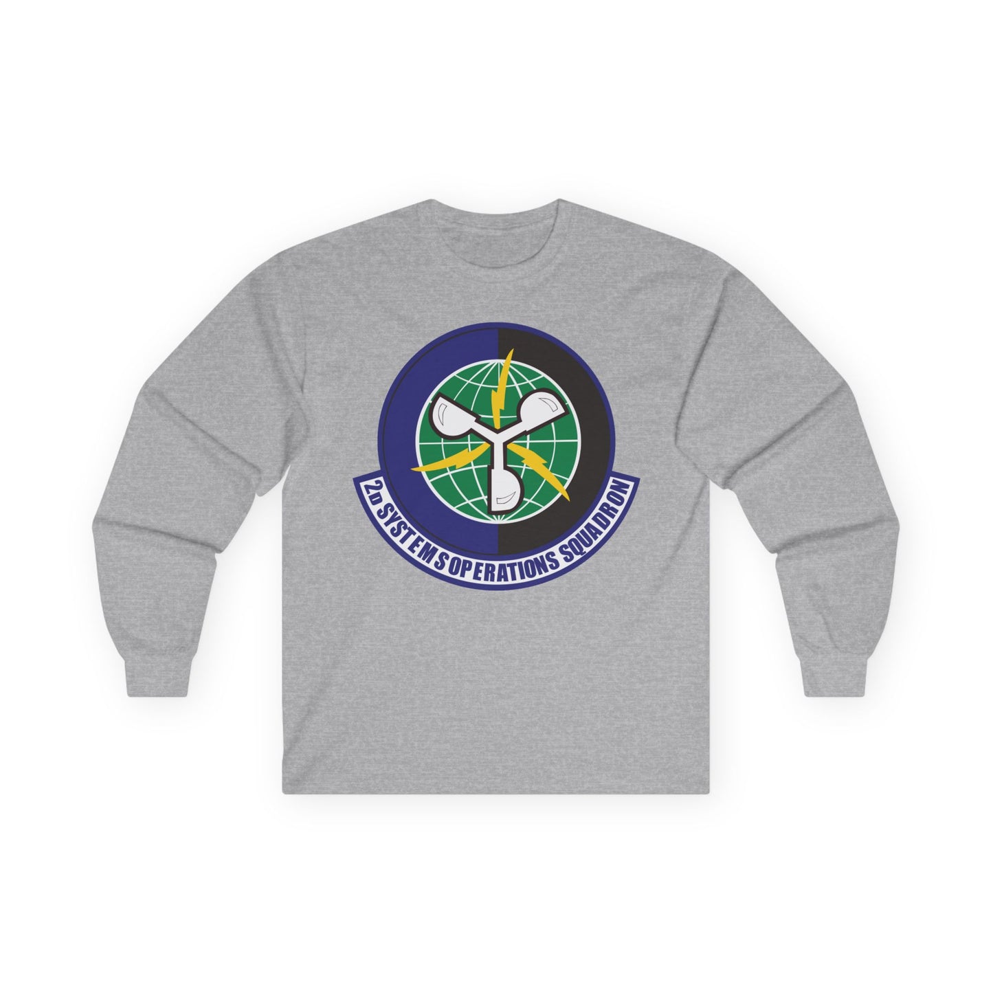 Unisex Ultra Cotton Long Sleeve Tee - USAF -2d Systems Operations Squadron wo txt