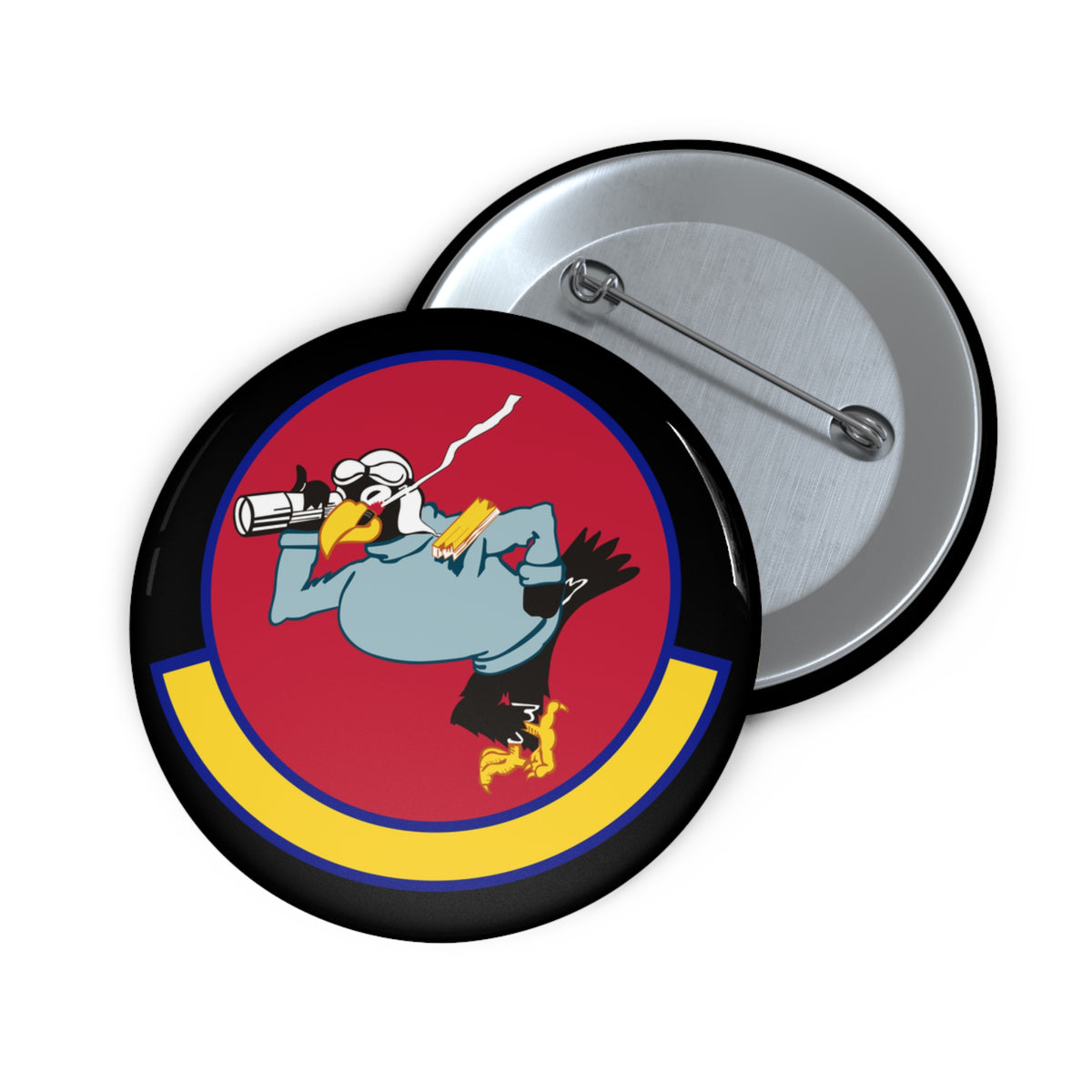 Custom Pin Button - USAF - 4th Reconnaissance Sq wo txt X 300