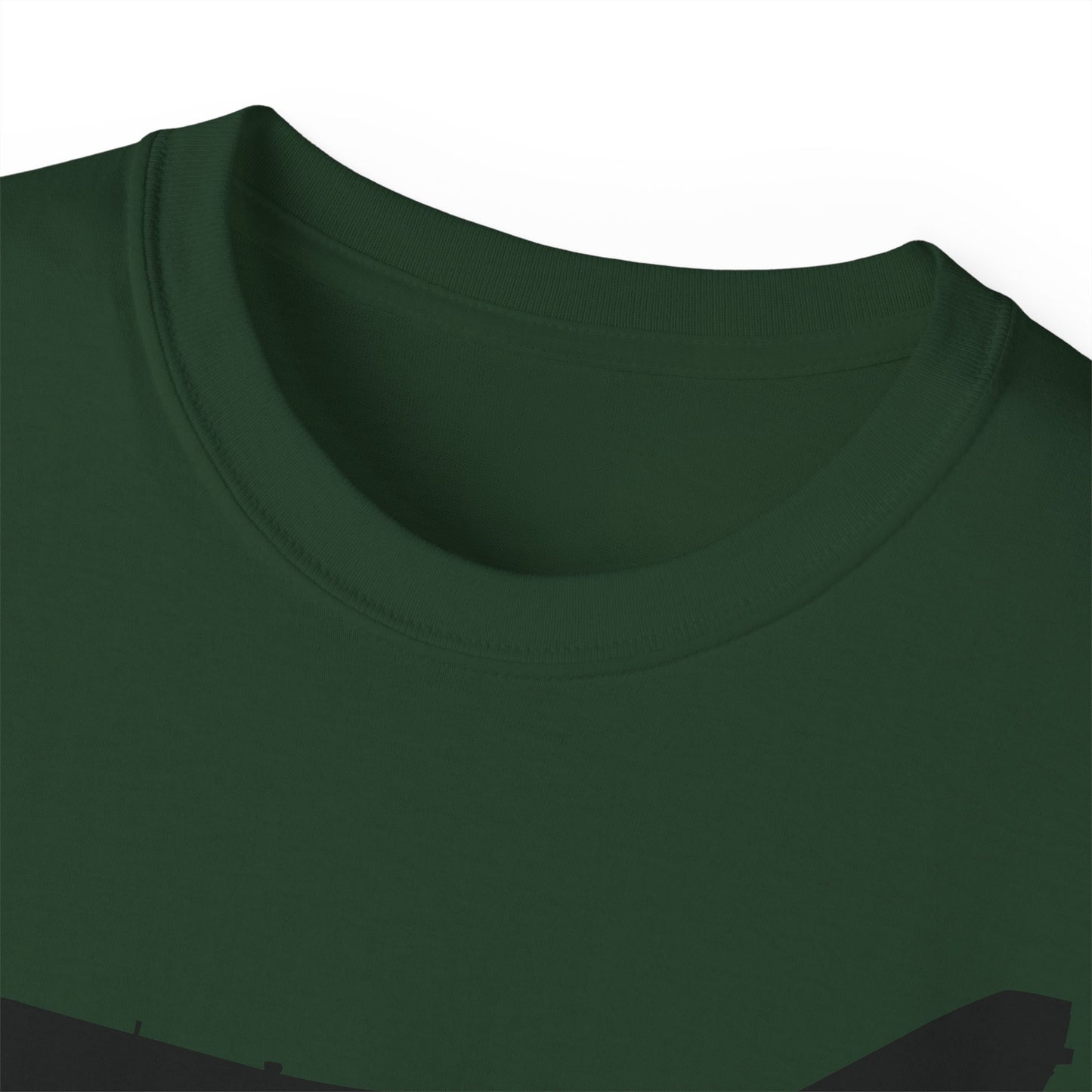 Unisex Ultra Cotton Tee - Aircraft - Navy - A-7B Corsair II - Side - Silhouette X 300