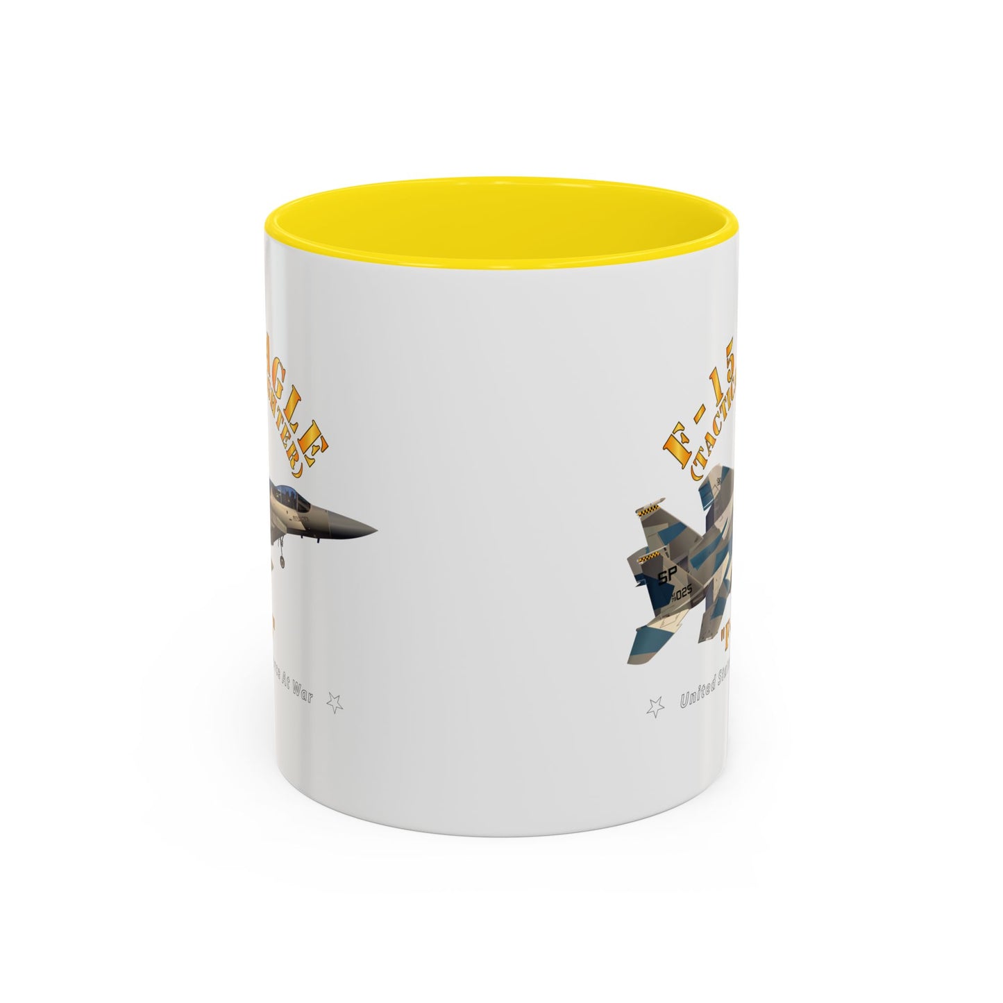 Accent Coffee Mug (11oz & 15oz) - USAF - F15 Eagle - F15