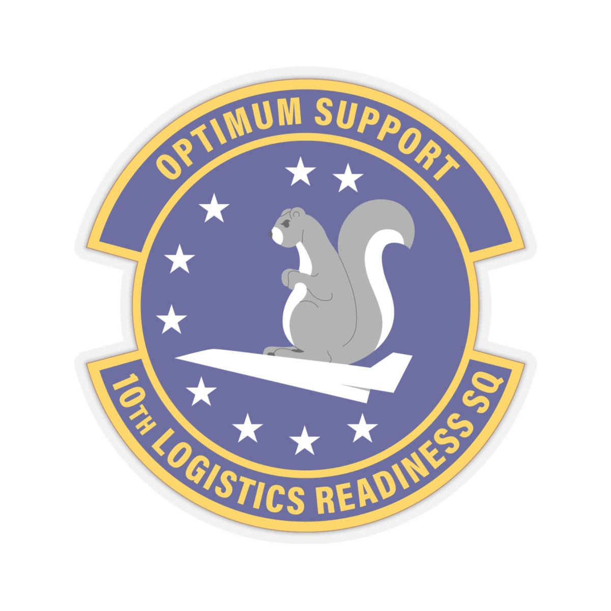 Kiss-Cut Stickers - USAF - 10th Logistics Readiness Squadron wo txt