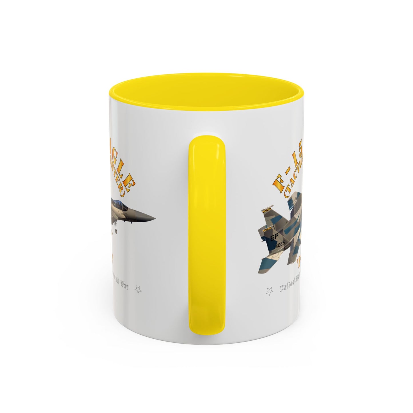 Accent Coffee Mug (11oz & 15oz) - USAF - F15 Eagle - F15