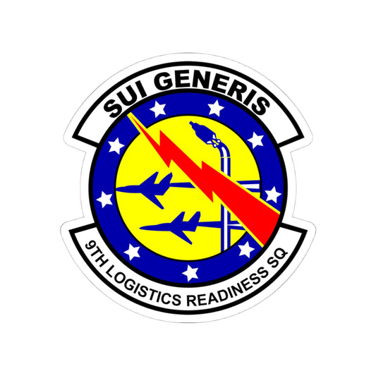 Kiss-Cut Stickers - USAF - 9th Logistics Readiness Squadron wo txt X 300