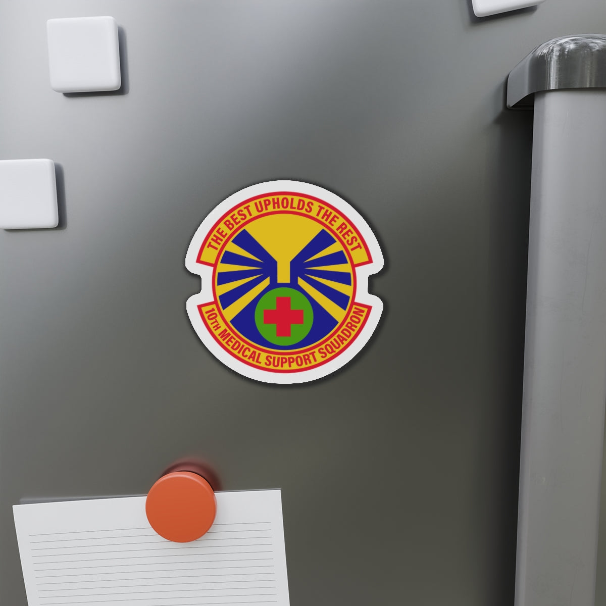 Die-Cut Magnet - USAF - 10th Medical Support Squadron wo txt