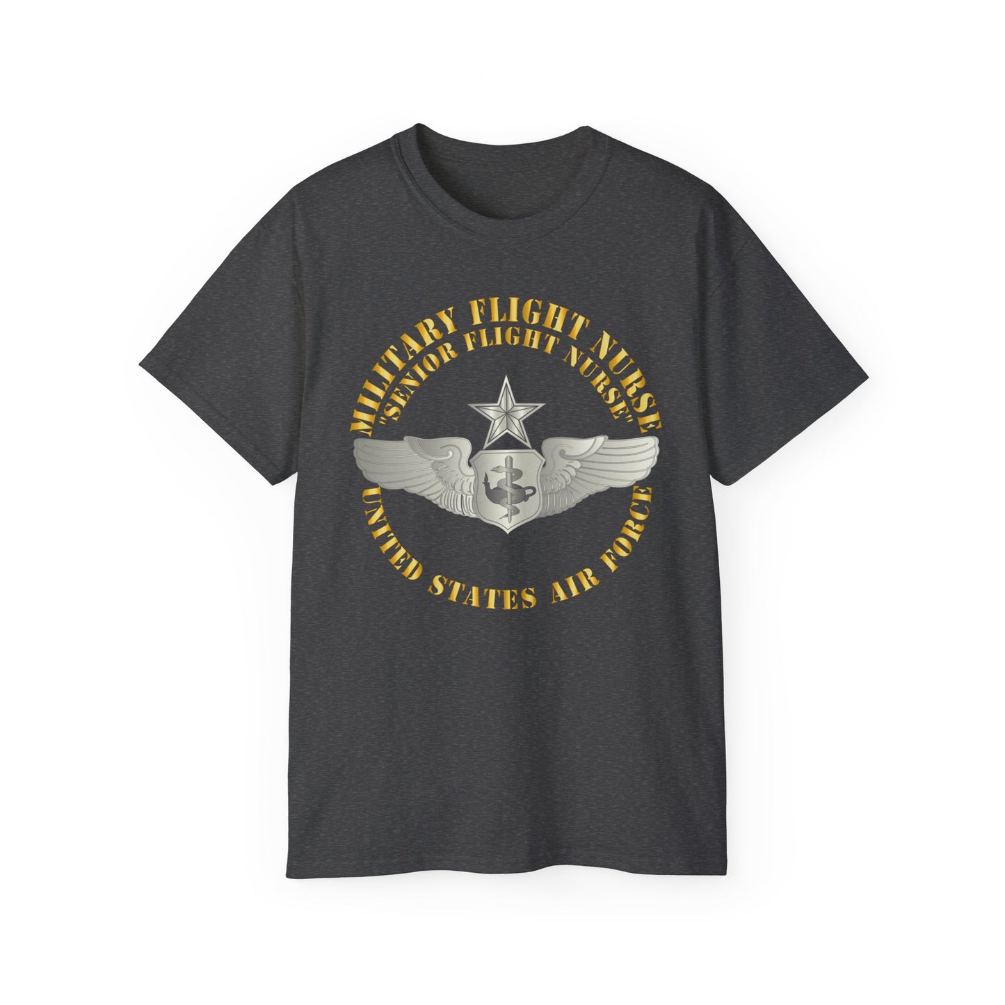 Unisex Ultra Cotton Tee - USAF - Military Flight Nurse - Flight Nurse - Senior