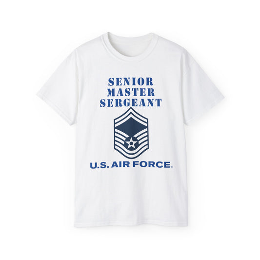 Unisex Ultra Cotton Tee - USAF - Senior Master Sergeant (E8a) - 2020 - US Air Force w Text X 300