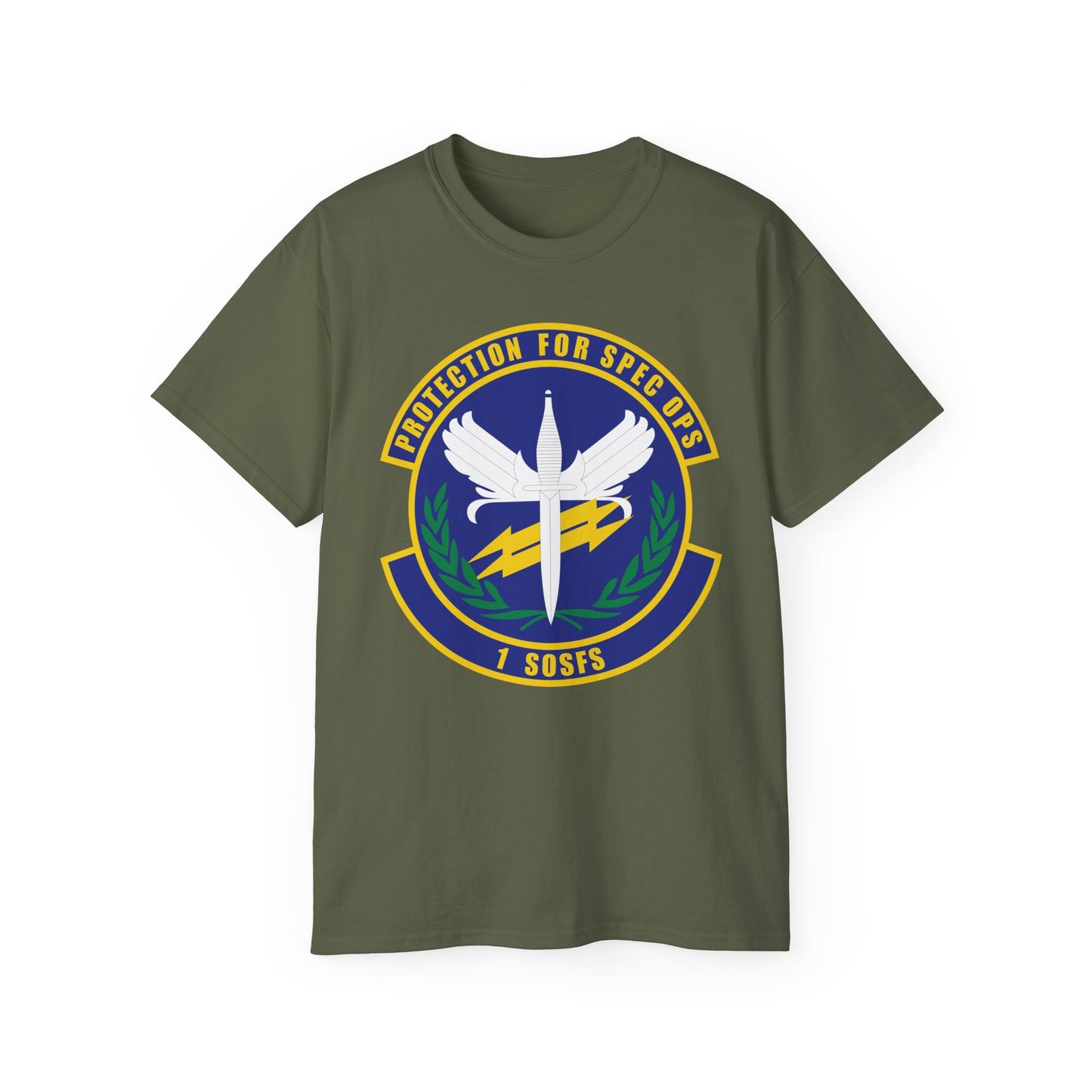 Unisex Ultra Cotton Tee -USAF - 1st Special Operations Security Forces Squadron wo txt
