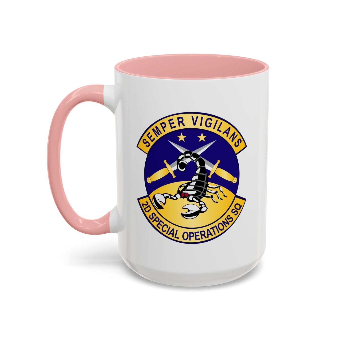 Accent Coffee Mug (11oz & 15oz) - USAFSOF - 2nd Special Operations Squadron wo Txt