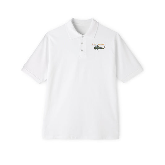 Men's Piqué Polo - H-34 Choctaw with Txt X 300