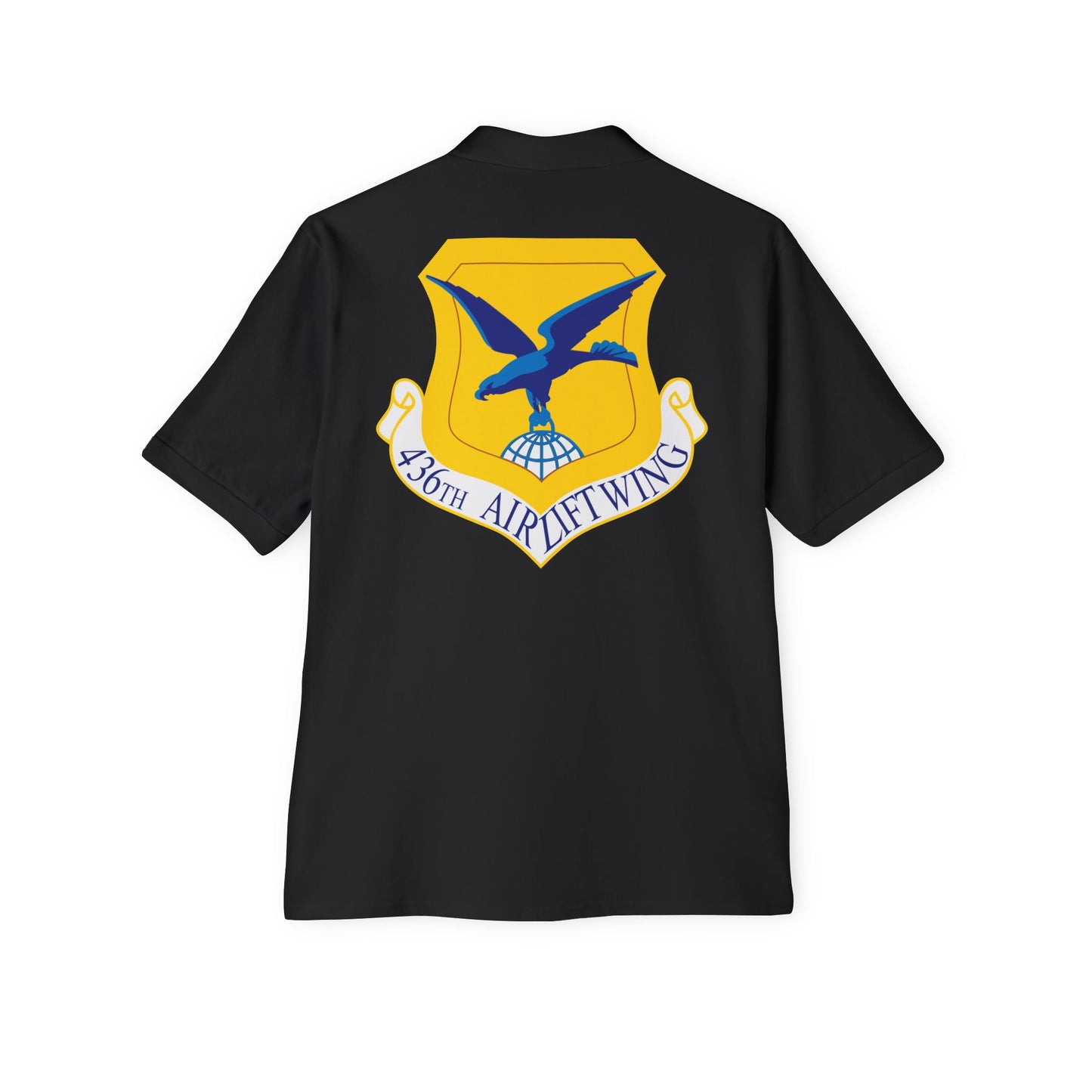 Men's Piqué Polo - USAF - 436th Airlift Wing wo Txt X 300