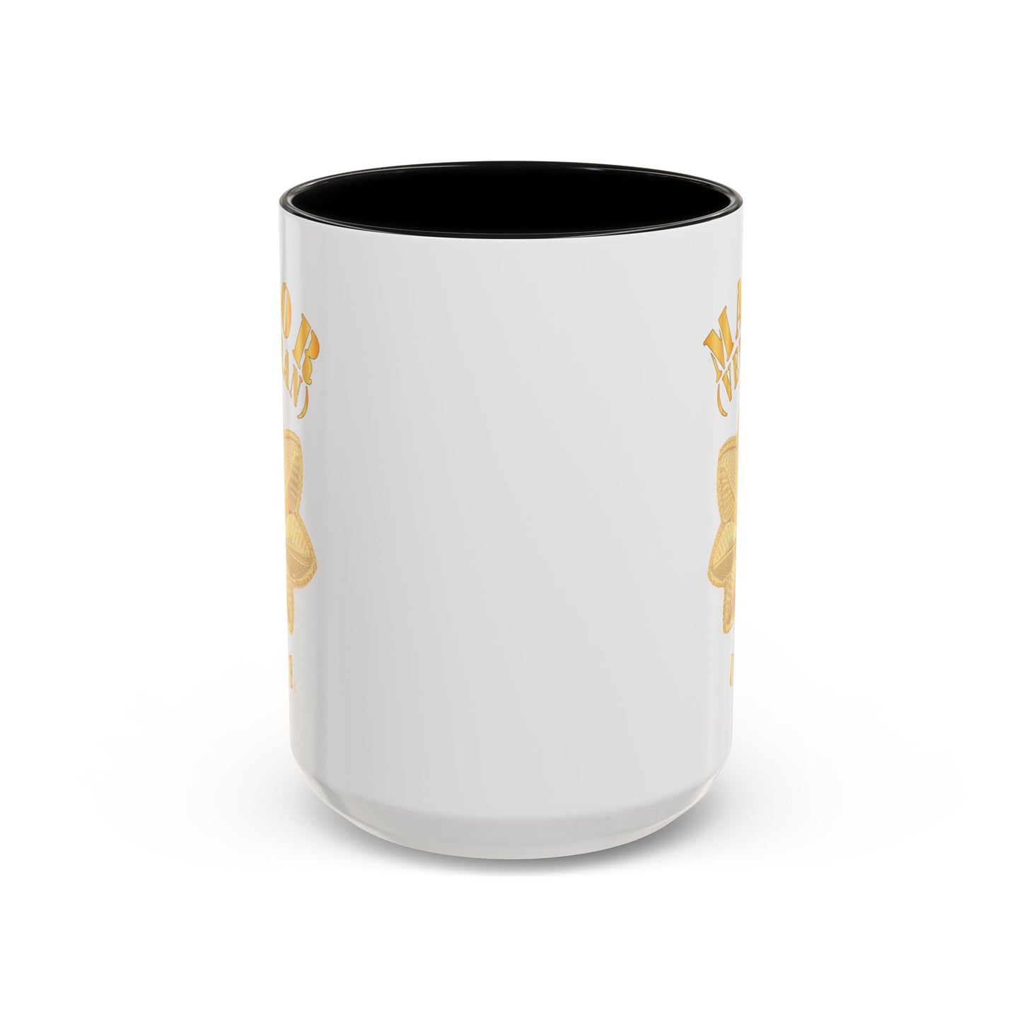 Accent Coffee Mug (11oz & 15oz) - USAF - Major - Veteran - USAF X 300