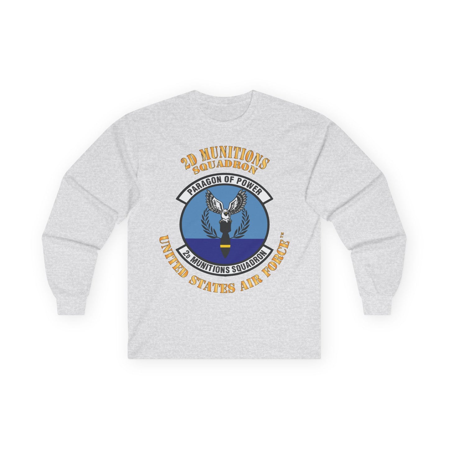 Unisex Ultra Cotton Long Sleeve Tee - USAF - 2nd Munitions Squadron