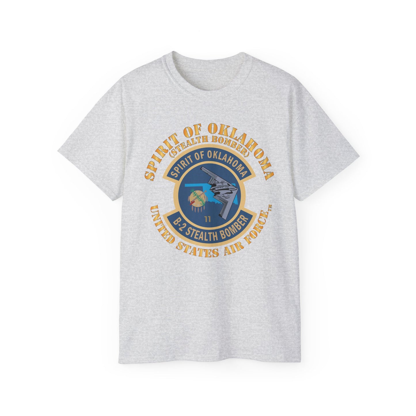 Unisex Ultra Cotton Tee - USAF - B2 - Spirit of Oklahoma - Stealth Bomber X 300