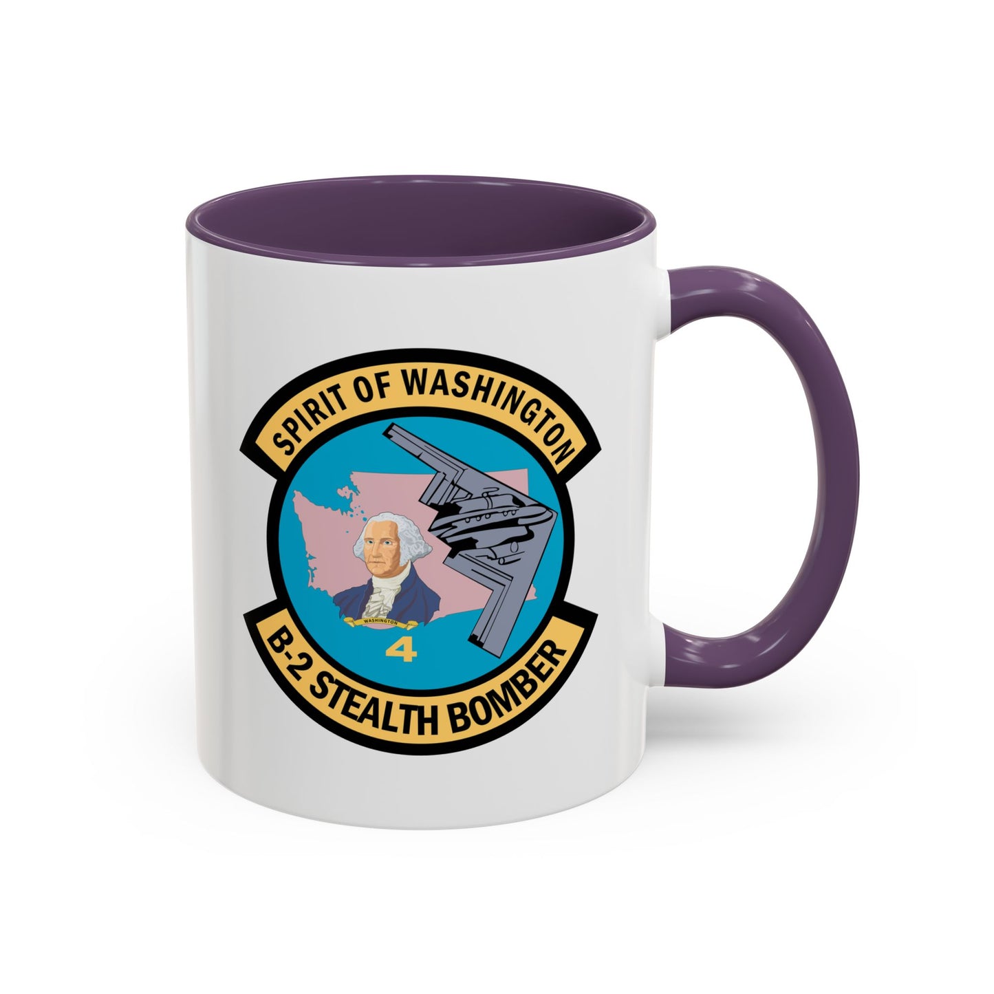 Accent Coffee Mug (11oz & 15oz) - USAF - B2 - Spirit of Washington - Stealth Bomber wo txt X 300