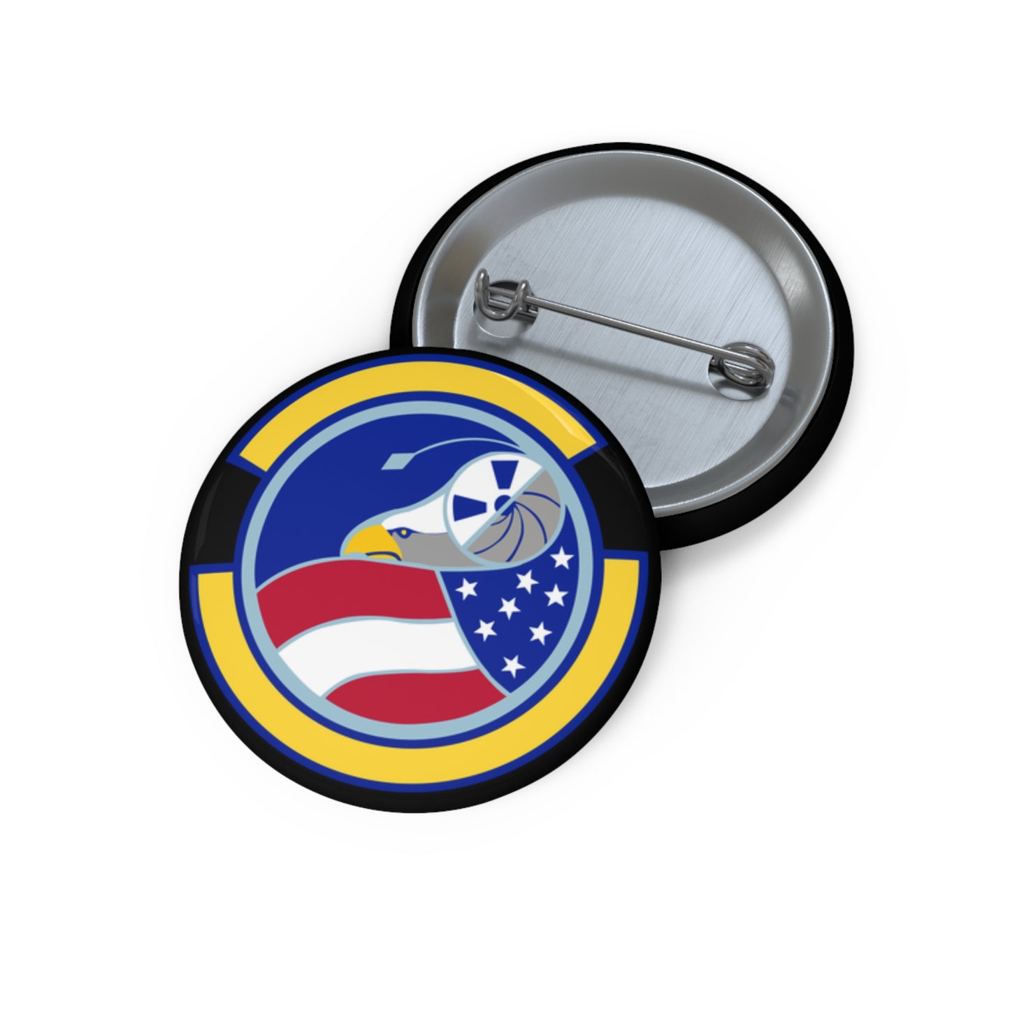 Custom Pin Button - USAF - 1st Combat Camera Squadron (AFPAA) wo txt