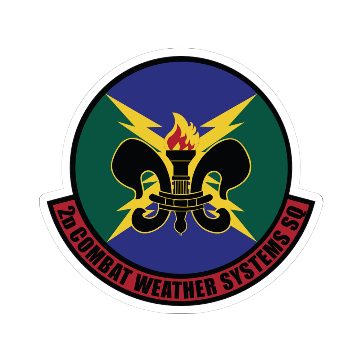 Kiss-Cut Stickers - USAF - 2d Combat Weather Systems Squadron wo txt