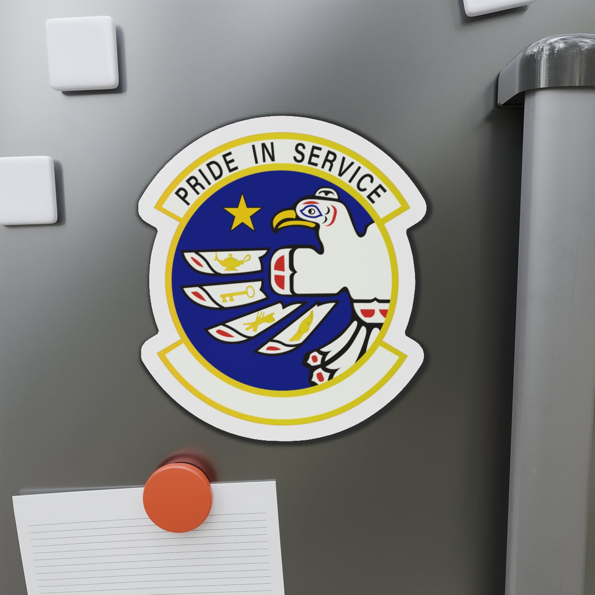 Die-Cut Magnet - USAF - 3rd Force Support Squadron wo txt
