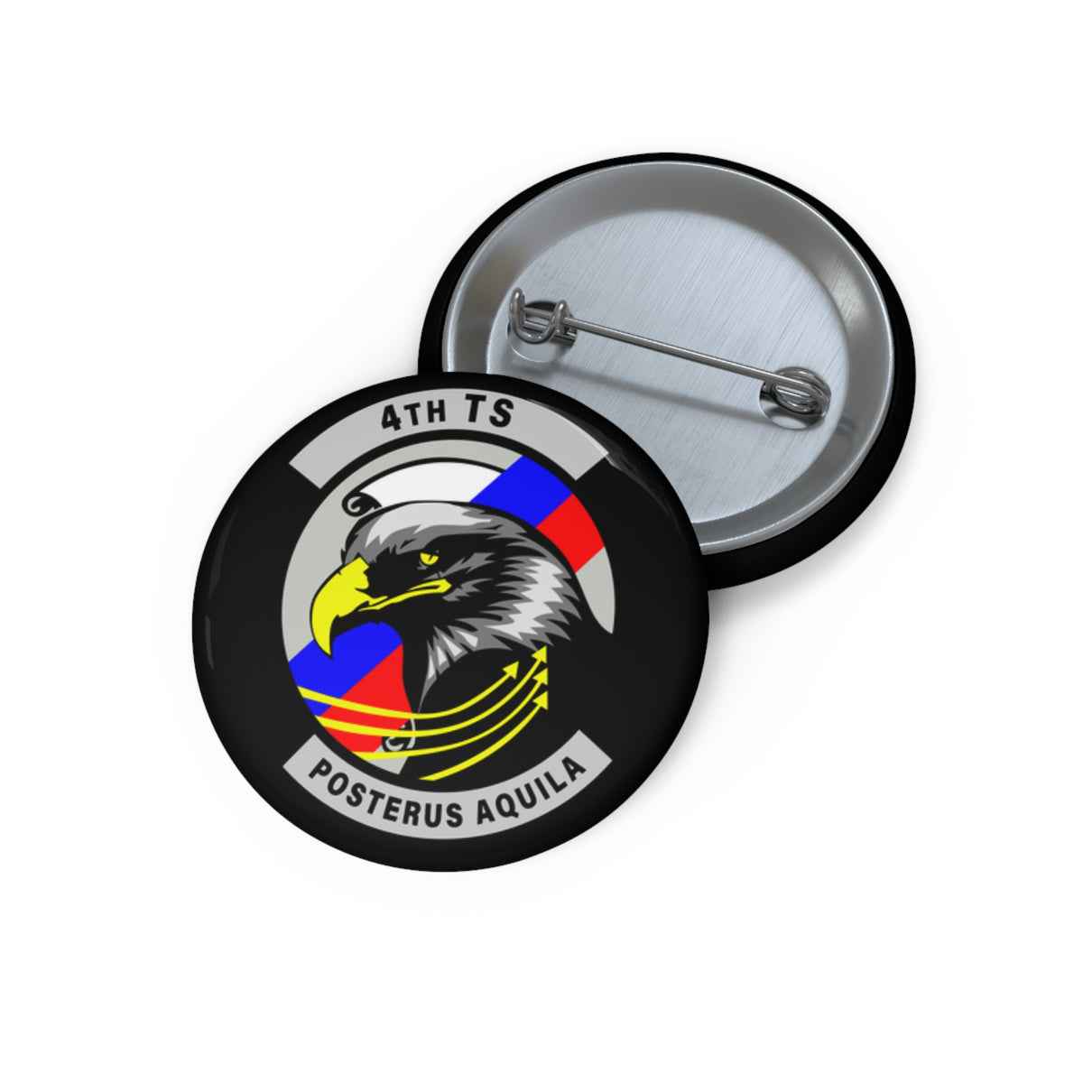 Custom Pin Button - USAF - 4th Training Squadron wo txt X 300