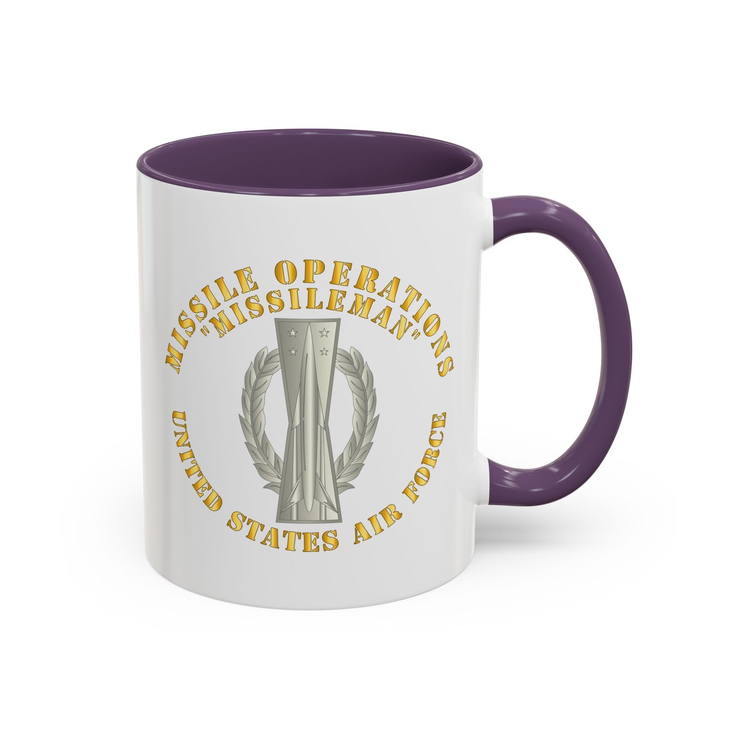 Accent Coffee Mug (11oz & 15oz) - USAF - Missile Operations - Missileman - Basic