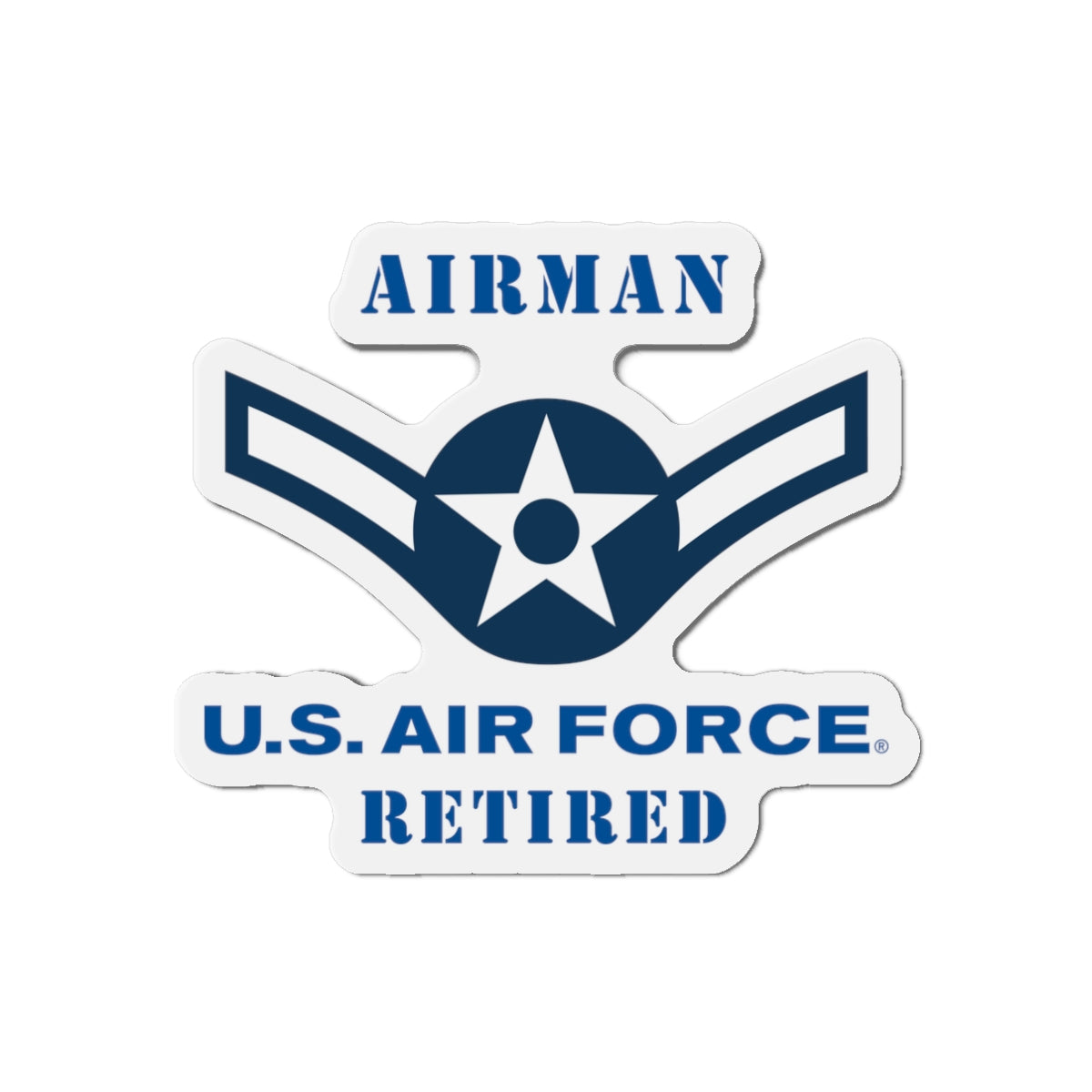 Die-Cut Magnet - USAF - Airman (E2) - 2020 - US Air Force - Retired