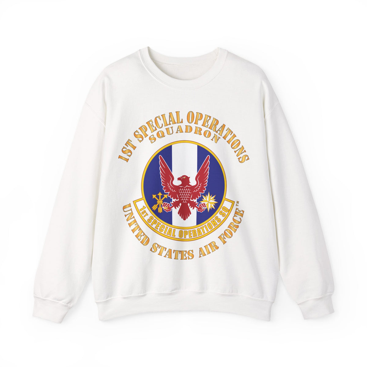 Crewneck Sweatshirt - USAF - 1st Special Operations Squadron X 300
