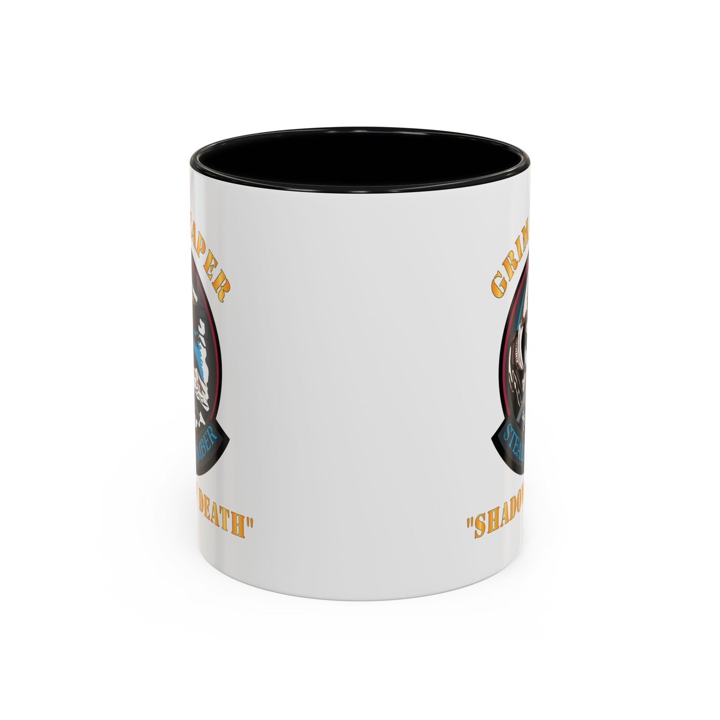 Accent Coffee Mug (11oz & 15oz) - USAF - B2 - Grim Reaper - Stealth Bomber X 300