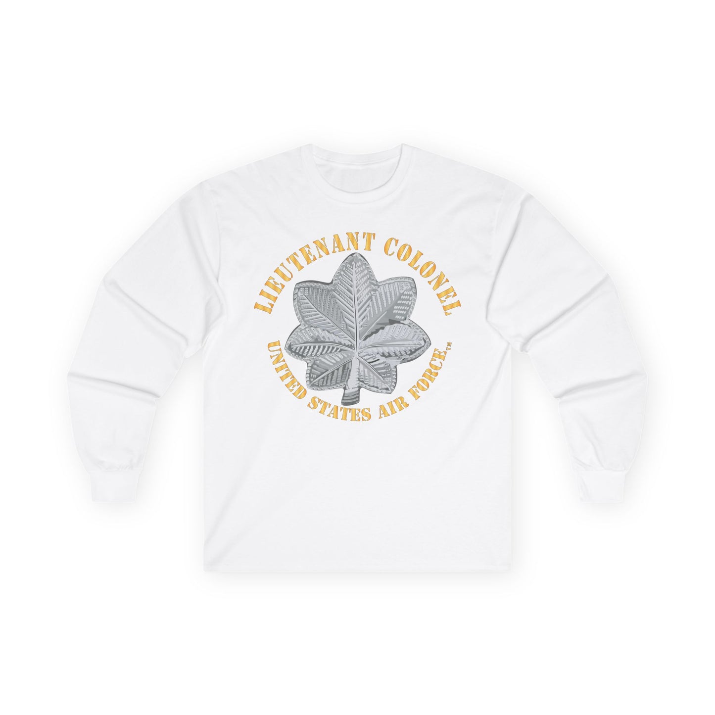 Unisex Ultra Cotton Long Sleeve Tee - USAF - Lieutenant Colonel - LTC - TM X 300