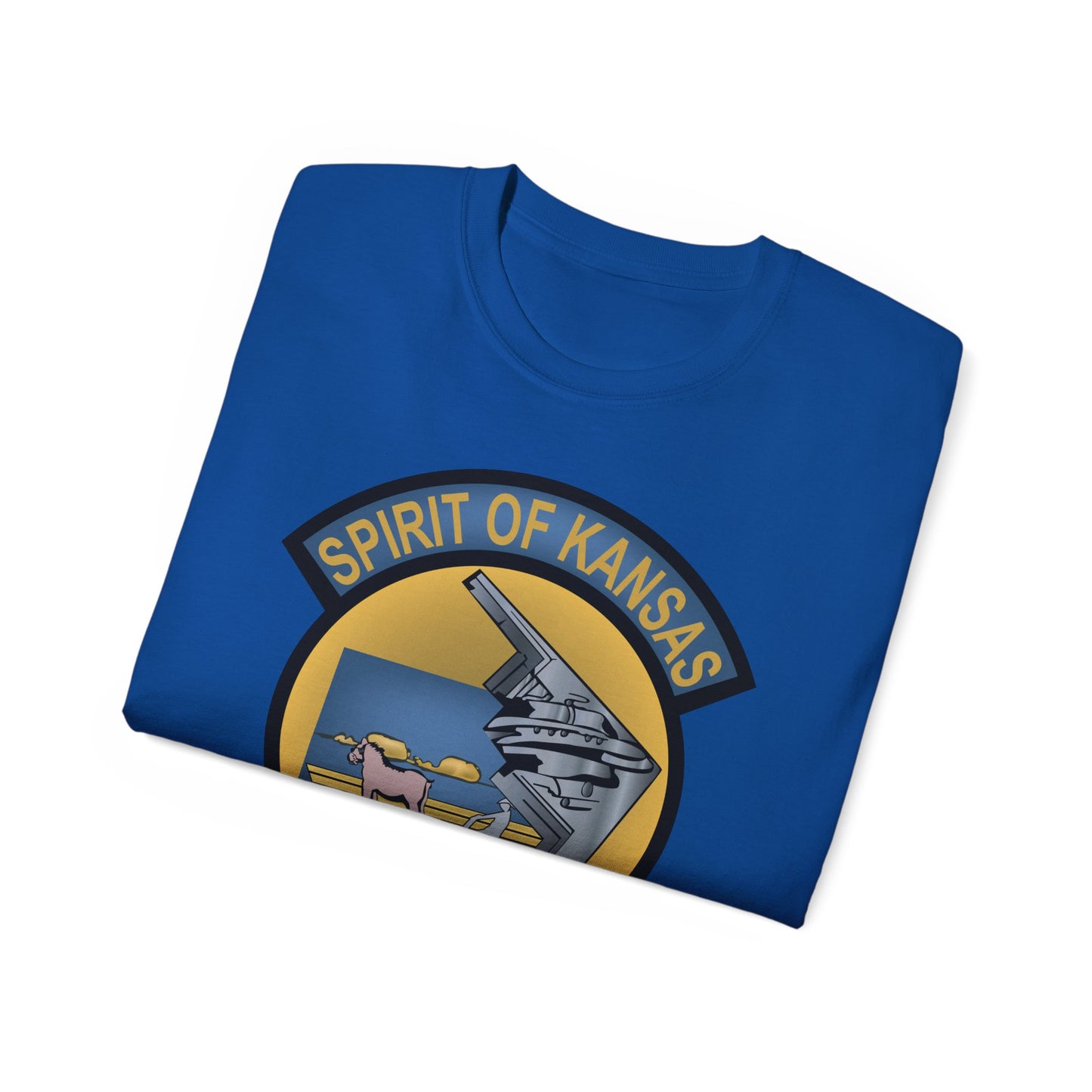 Unisex Ultra Cotton Tee - USAF - B2 - Spirit of Kansas - Stealth Bomber wo txt X 300