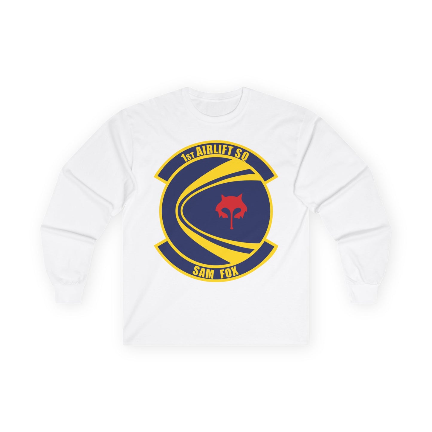 Unisex Ultra Cotton Long Sleeve Tee - USAF - 1st Airlift Squadron wo txt X 300