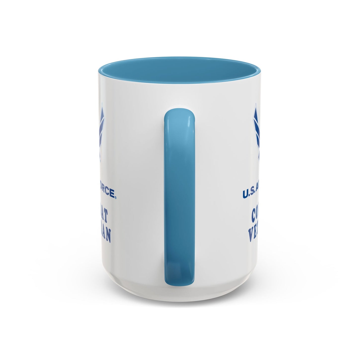 Accent Coffee Mug (11oz & 15oz) - USAF - Air Force - Combat Veteran X 300