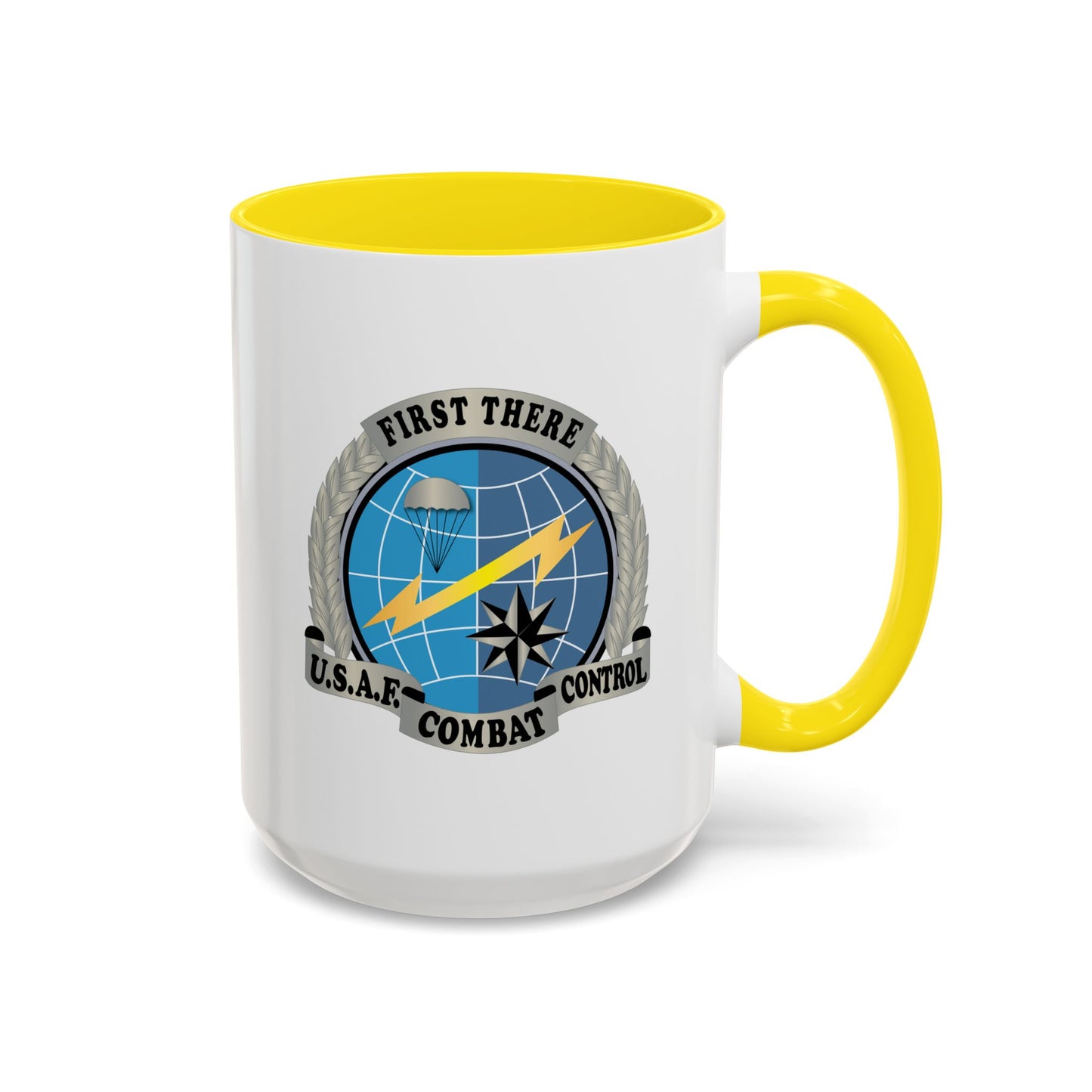 Accent Coffee Mug (11oz & 15oz) - USAF - Combat Controller Badge No Txt  X 300