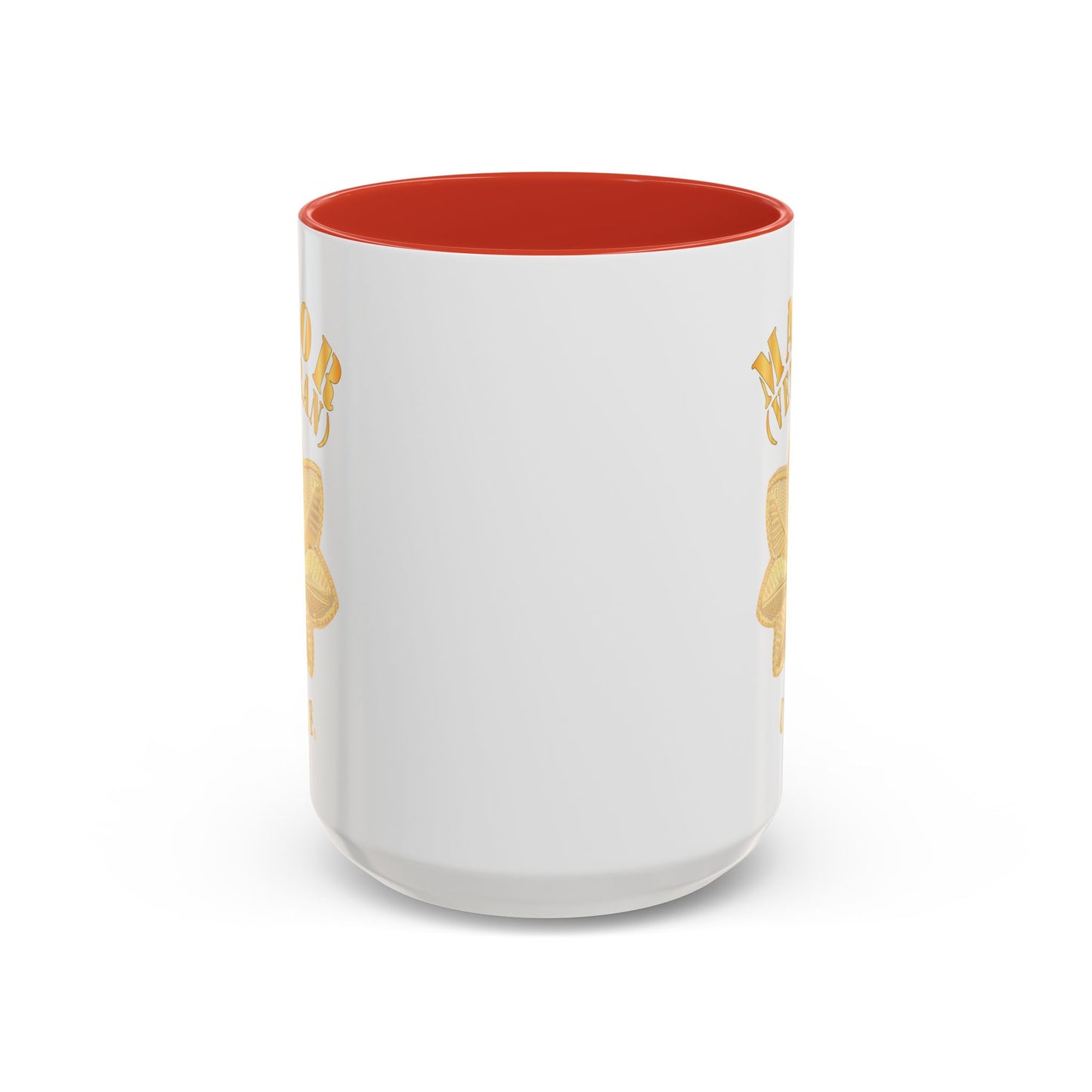 Accent Coffee Mug (11oz & 15oz) - USAF - Major - Veteran - USAF X 300