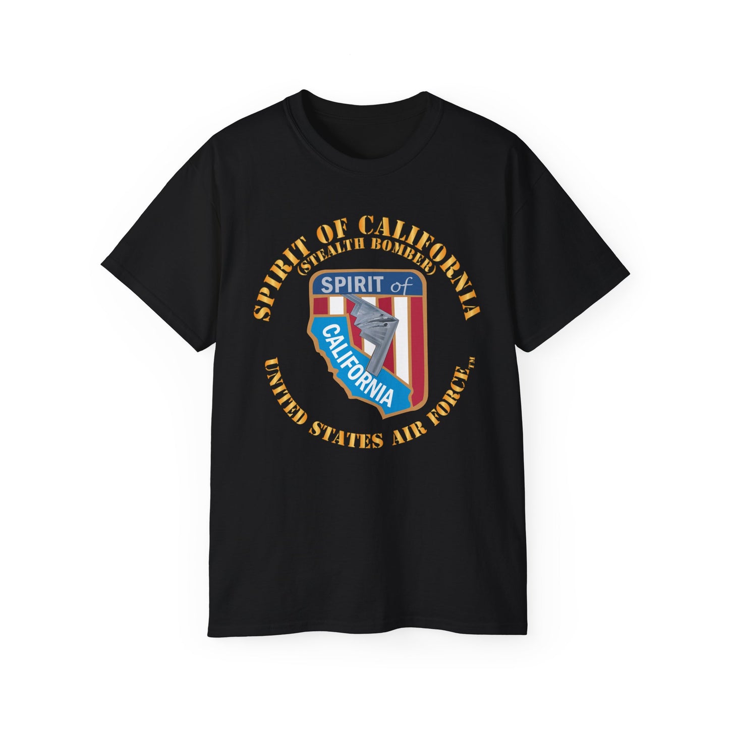 Unisex Ultra Cotton Tee - USAF - B2 - Spirit of California - Stealth Bomber X 300