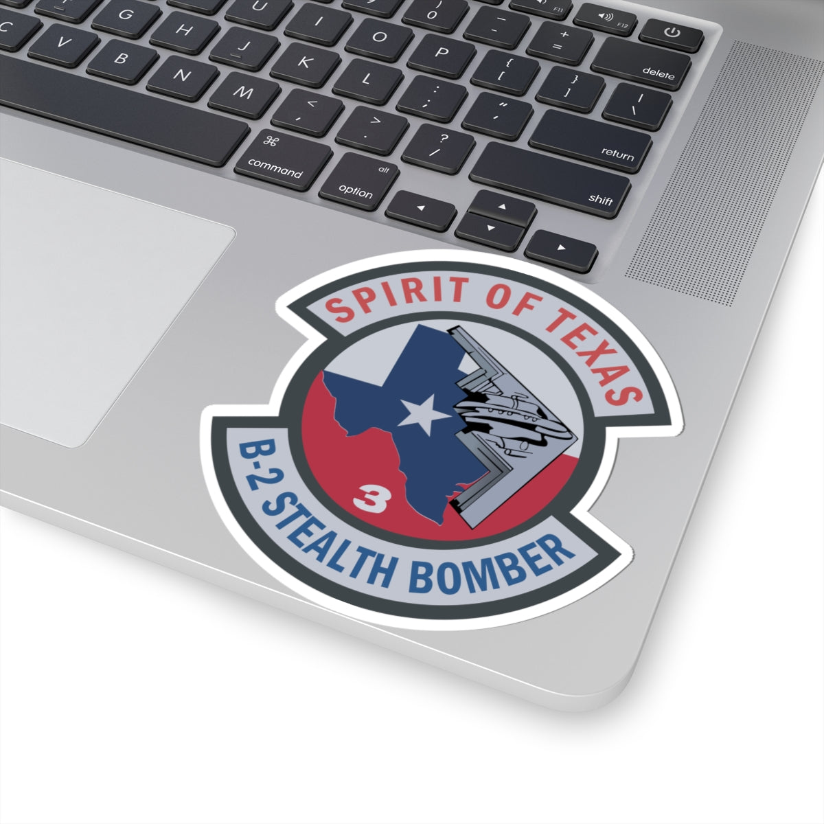 Kiss-Cut Stickers - USAF - B2 - Spirit of Texas - Stealth Bomber wo txt X 300
