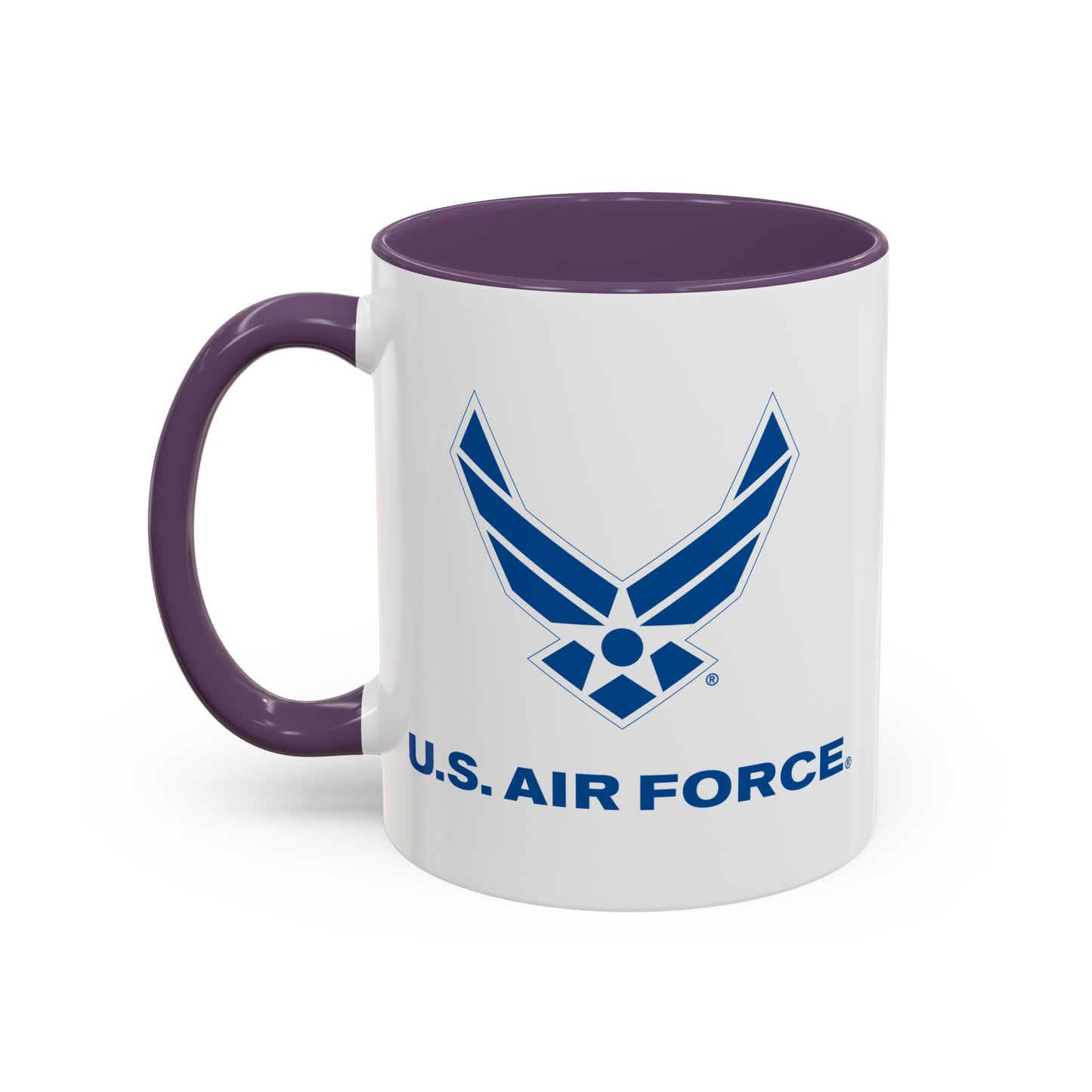 Accent Coffee Mug (11oz & 15oz) - USAF Logo, TM Txt - U S Air Force X 300