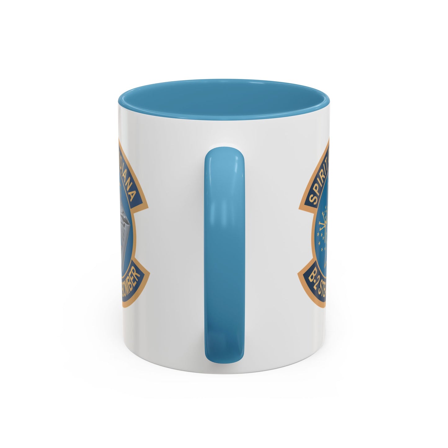 Accent Coffee Mug (11oz & 15oz) - USAF - B2 - Spirit of Indiana - Stealth Bomber wo txt X 300