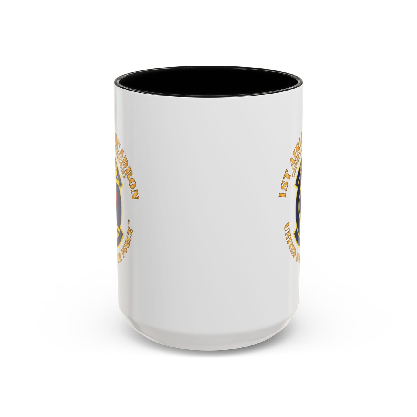 Accent Coffee Mug (11oz & 15oz) - USAF - 1st Airlift Squadron X 300