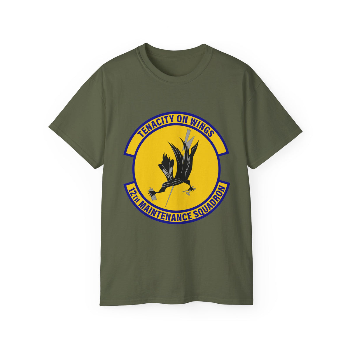 Unisex Ultra Cotton Tee - USAF - 12th Maintenance Sq wo txt
