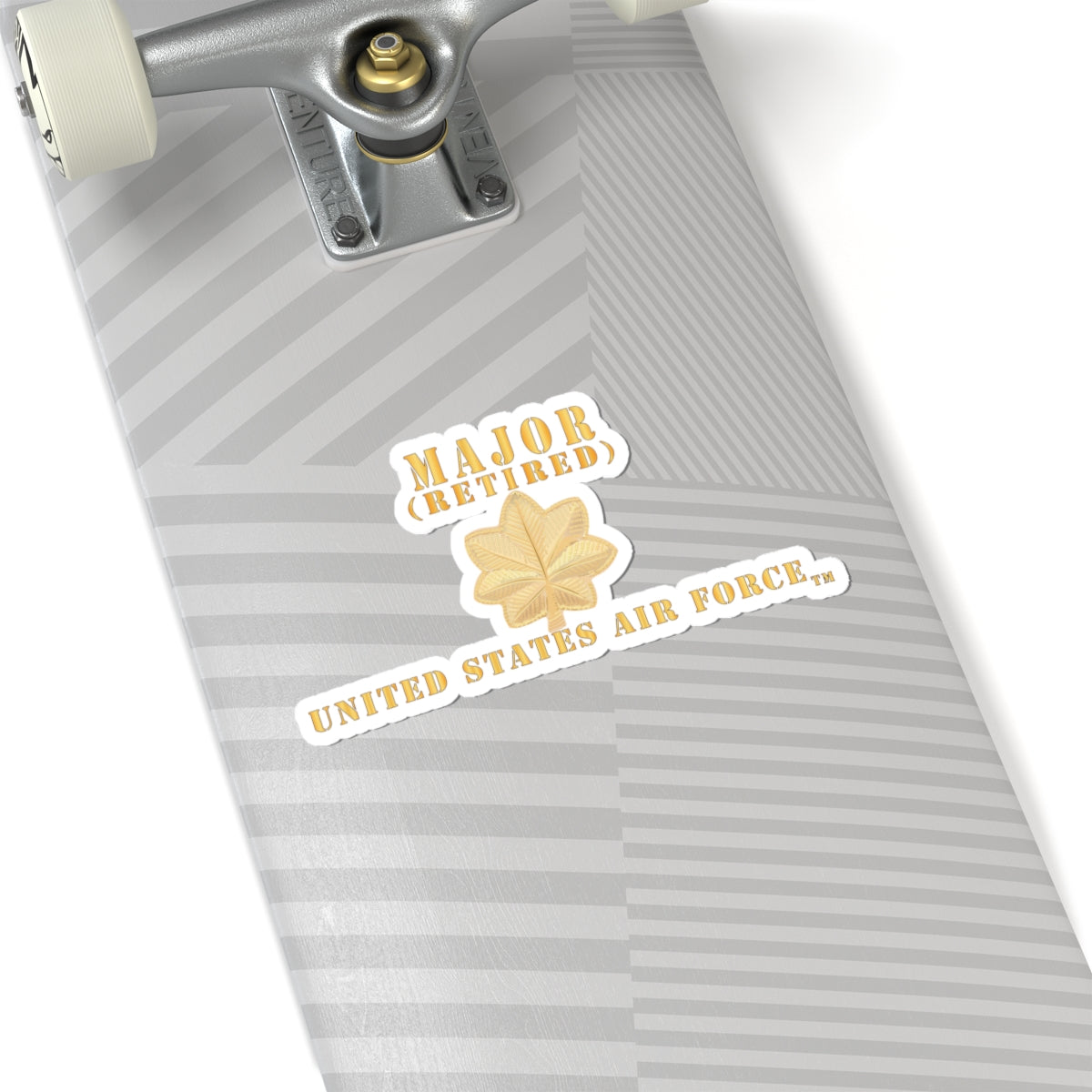 Kiss-Cut Stickers - USAF - Major - MAJ - Retired X 300
