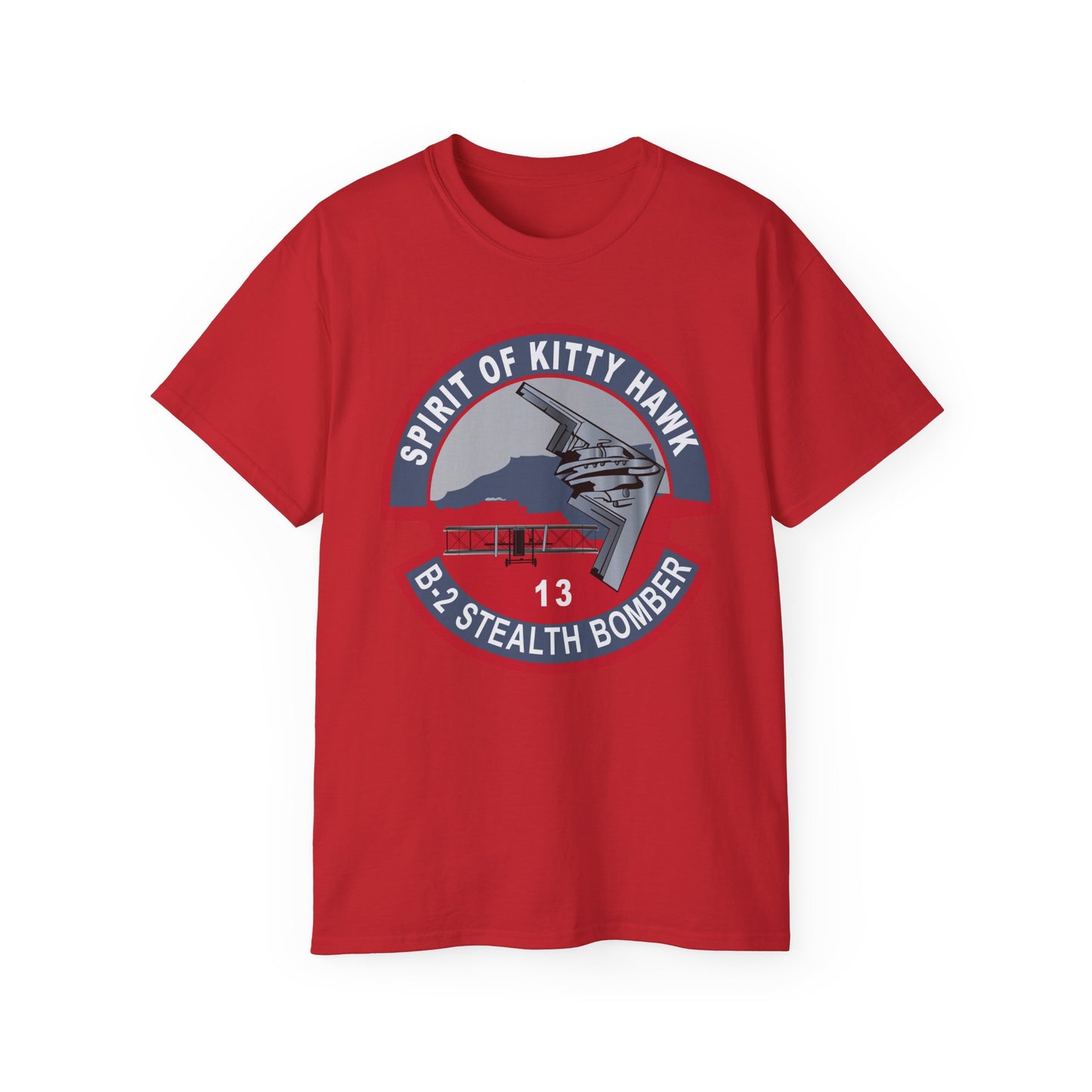 Unisex Ultra Cotton Tee -USAF - B2 - Spirit of Kitty Hawk - Stealth Bomber wo txt X 300