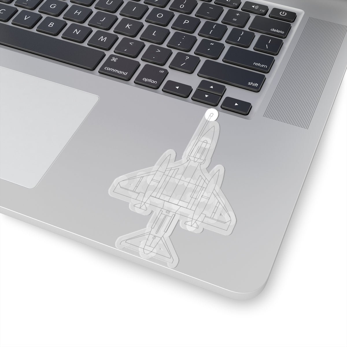 Kiss-Cut Stickers - Aircraft - A-4 SkyHawk - Top - LA X 300