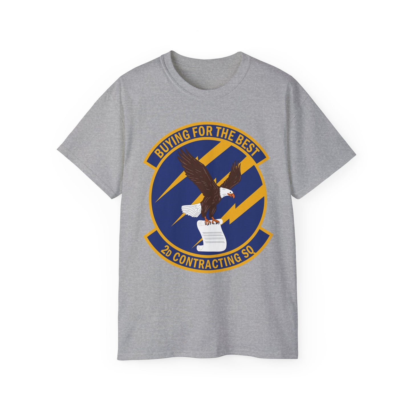 Unisex Ultra Cotton Tee -USAF - 2d Contracting Squadron wo txt