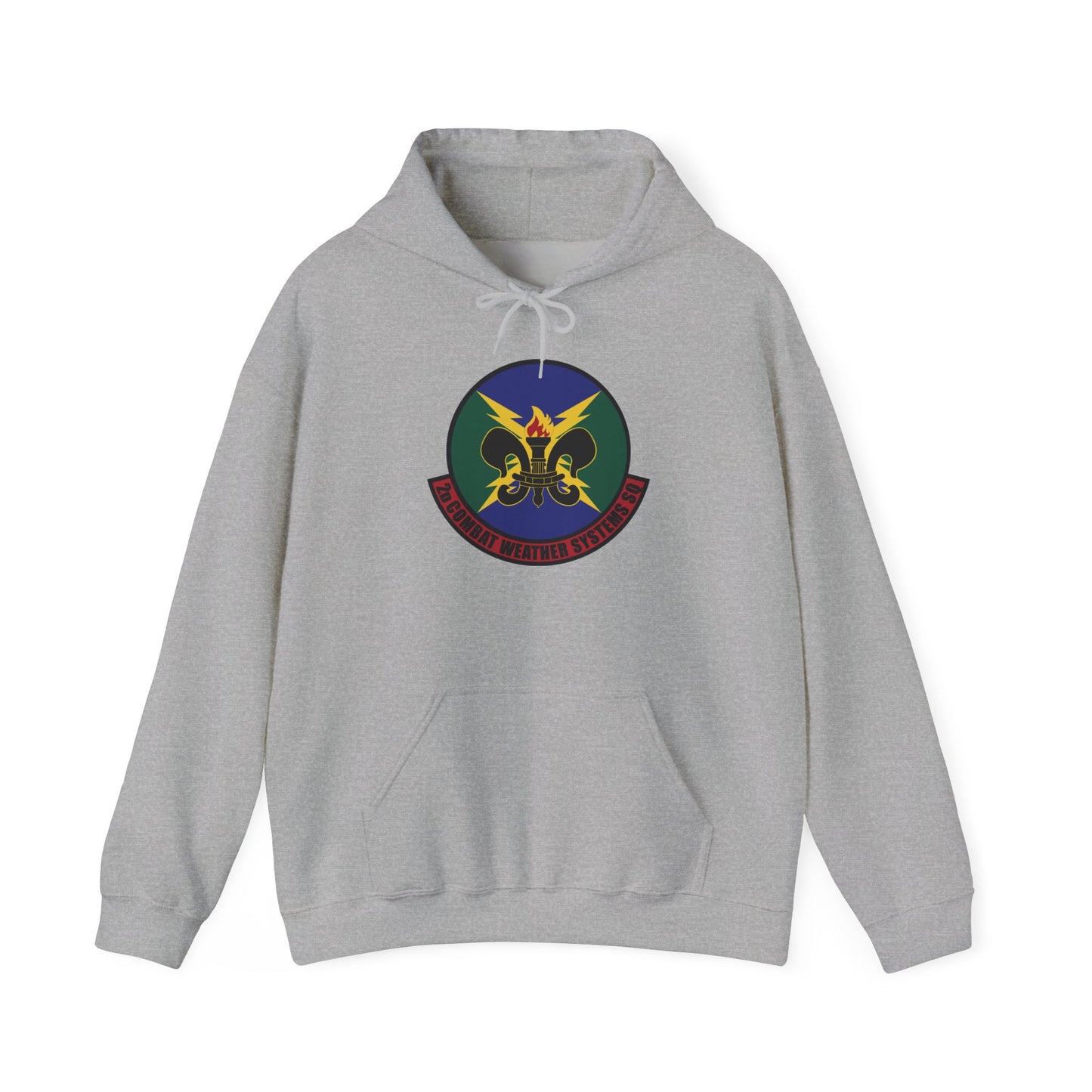 Unisex Heavy Blend Hooded Sweatshirt - USAF - 2d Combat Weather Systems Squadron wo txt