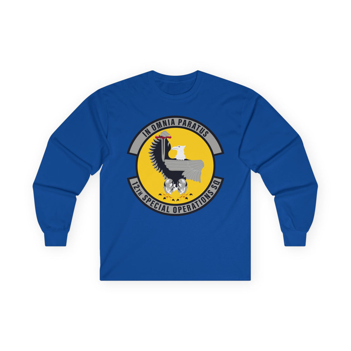 Unisex Ultra Cotton Long Sleeve Tee - USAF - 12th Special Operations Squadron wo txt