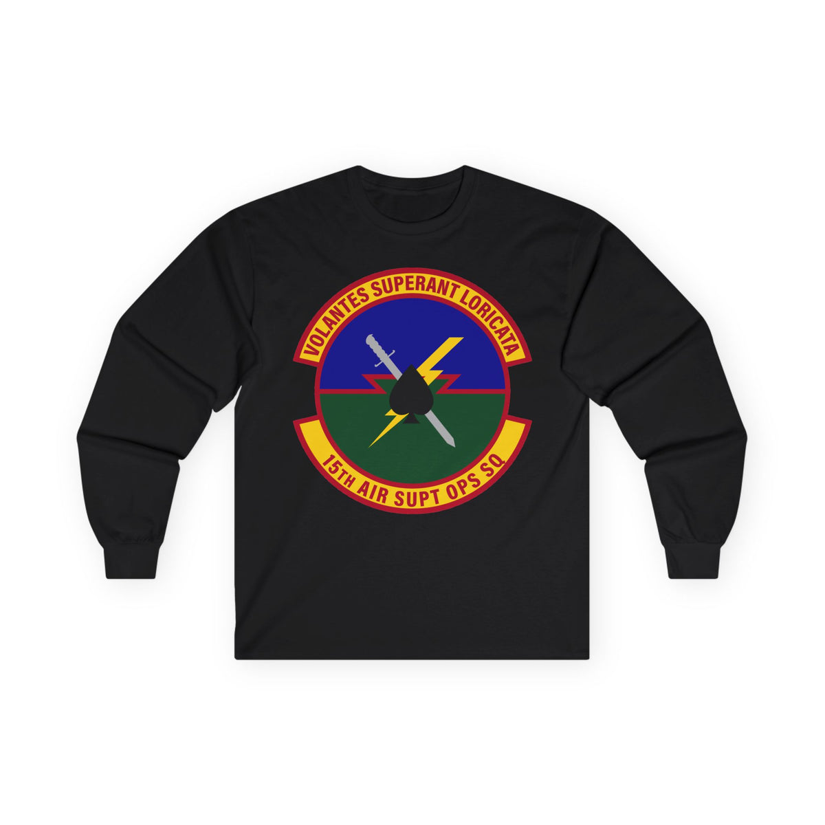 Unisex Ultra Cotton Long Sleeve Tee - USAF - 15th Air Support Operations Squadron wo txt