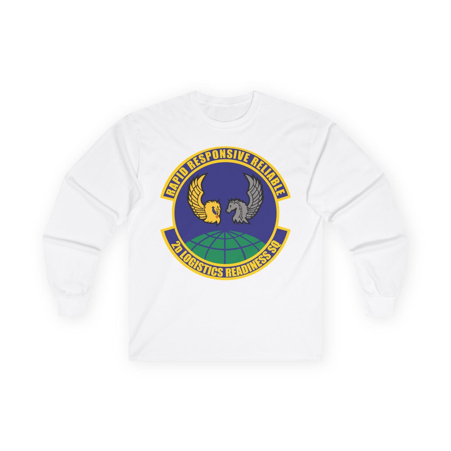 Unisex Ultra Cotton Long Sleeve Tee - USAF - 2d Logistics Readiness Squadron wo txt