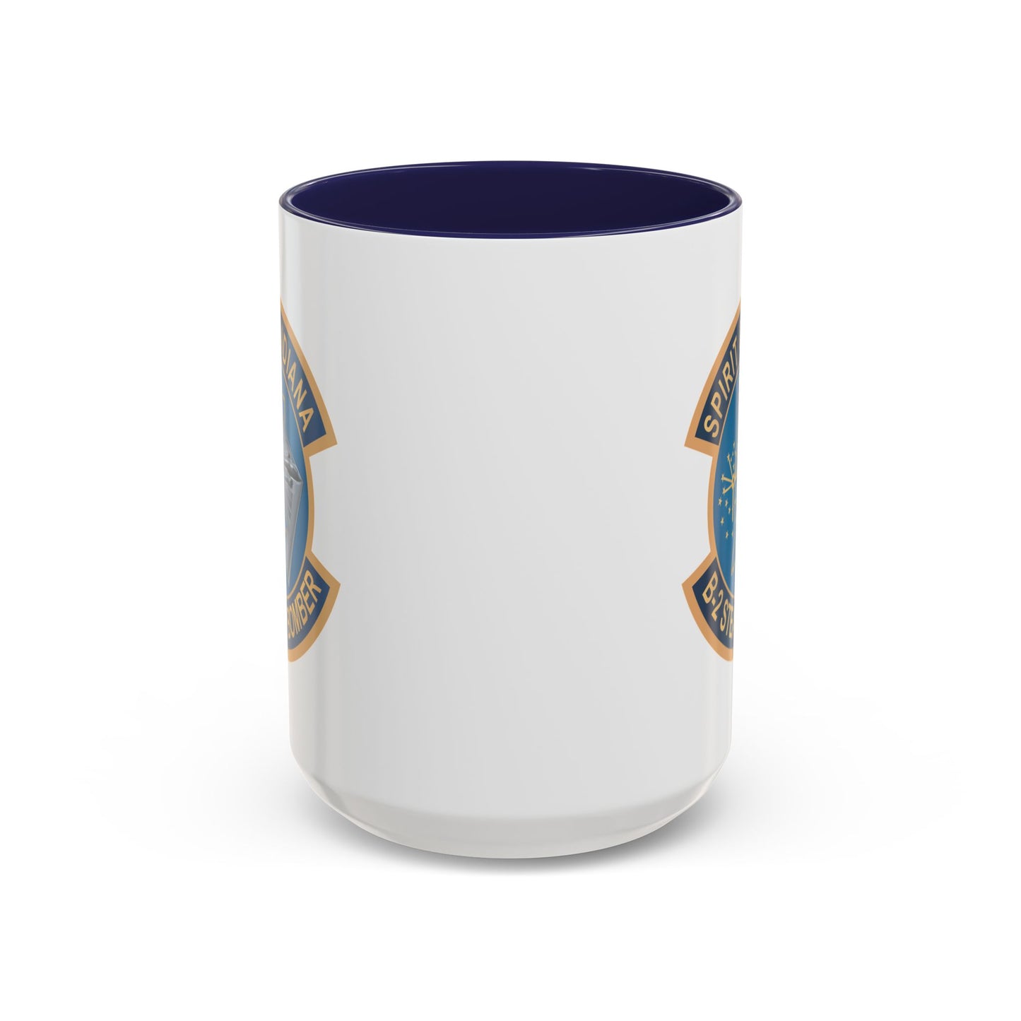 Accent Coffee Mug (11oz & 15oz) - USAF - B2 - Spirit of Indiana - Stealth Bomber wo txt X 300