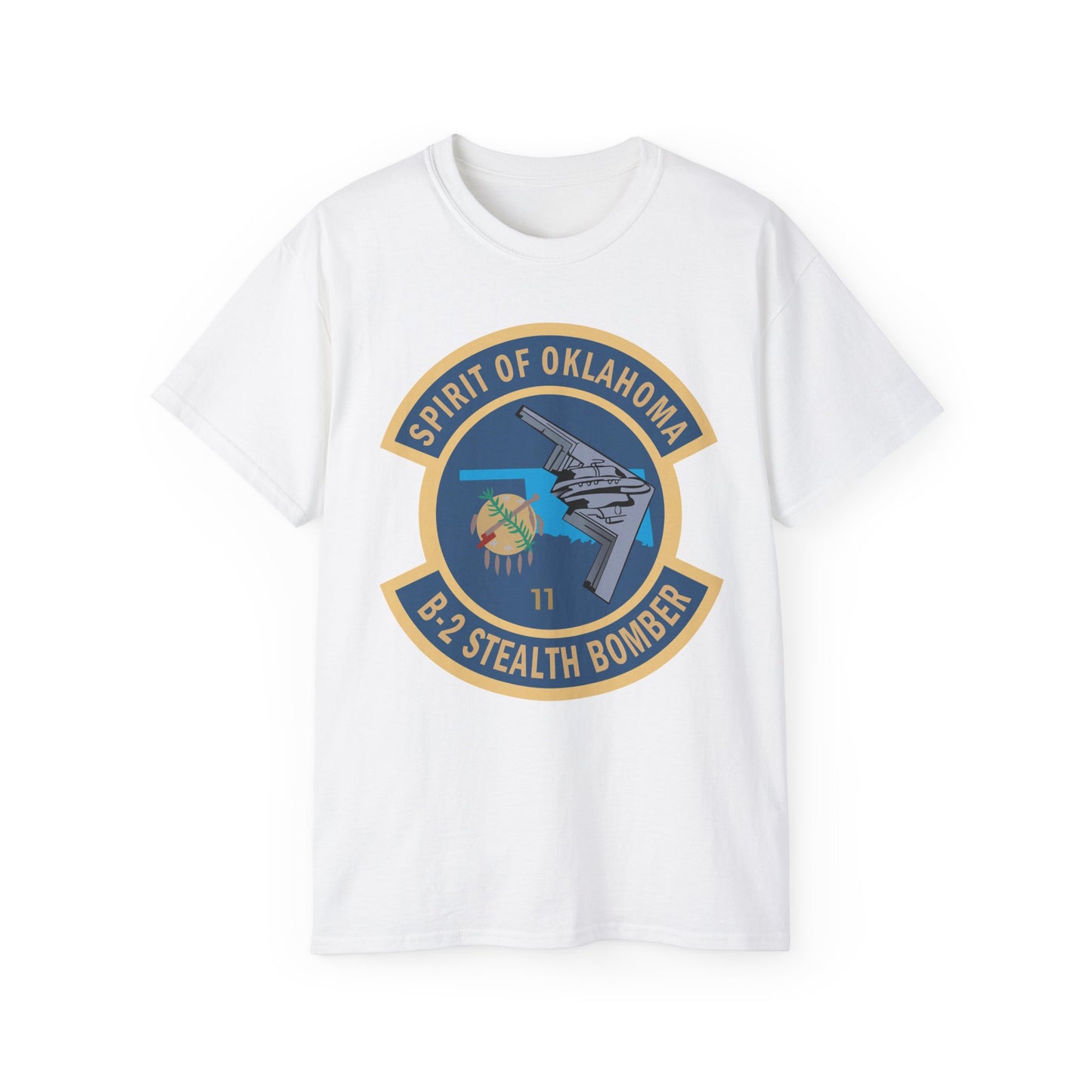 Unisex Ultra Cotton Tee - USAF - B2 - Spirit of Oklahoma - Stealth Bomber wo txt X 300