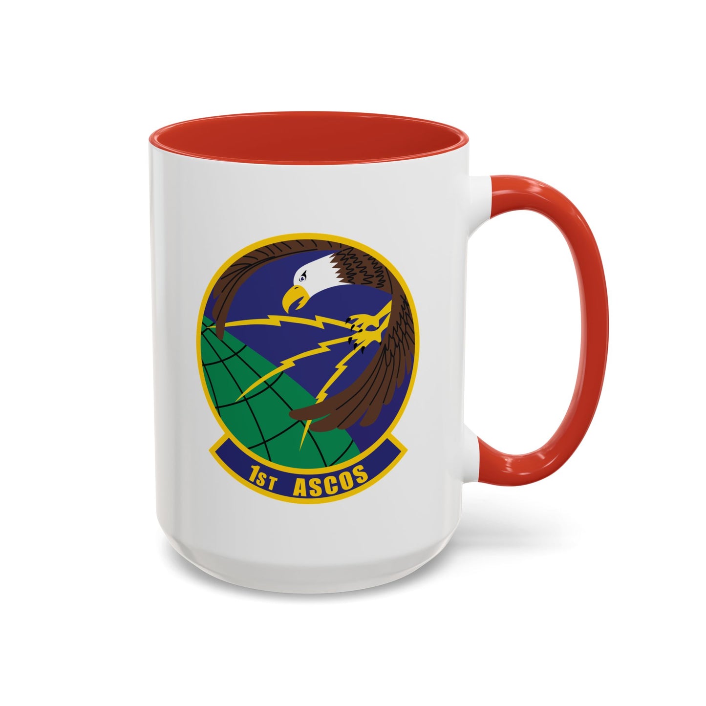 Accent Coffee Mug (11oz & 15oz) - USAF - 1st Air & Space Communications Operations Sq wo txt X 300