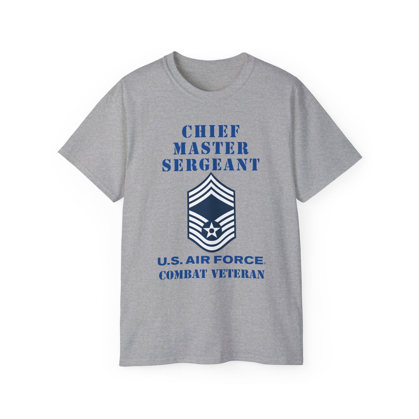 Unisex Ultra Cotton Tee - USAF - Chief Master Sergeant (E9a) - 2020 - Combat Veteran
